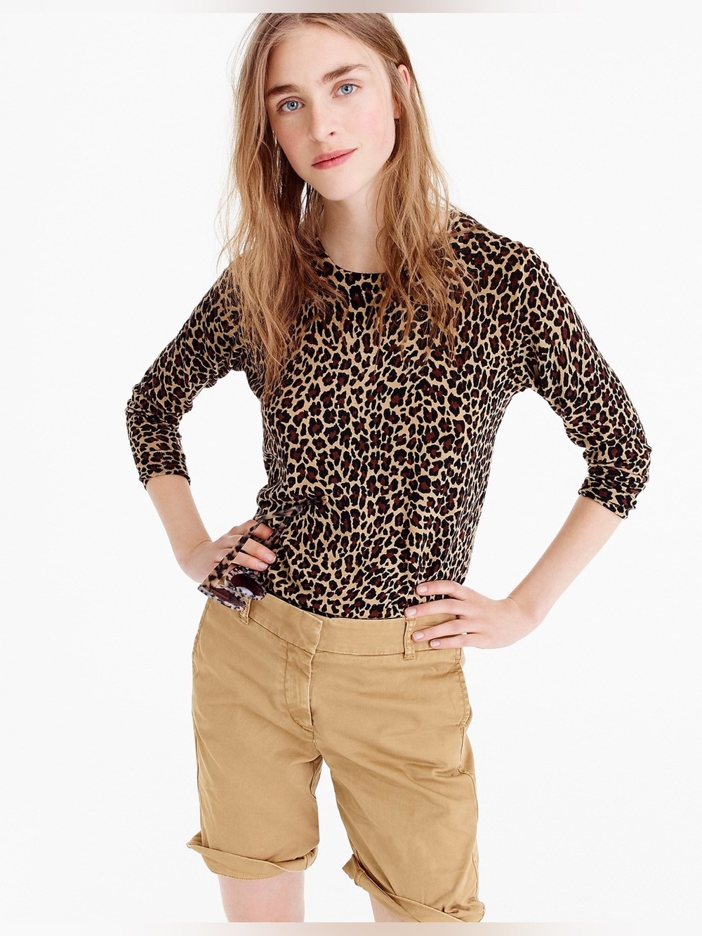 NWT 2018 J.Crew Tippi Sweater in Leopard Print, Size XS, 100% Merino Wool